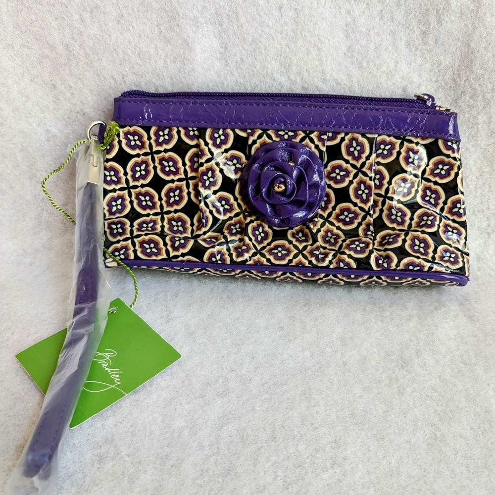 Vera Bradley Simply Violet Hangin' Out Wristlet